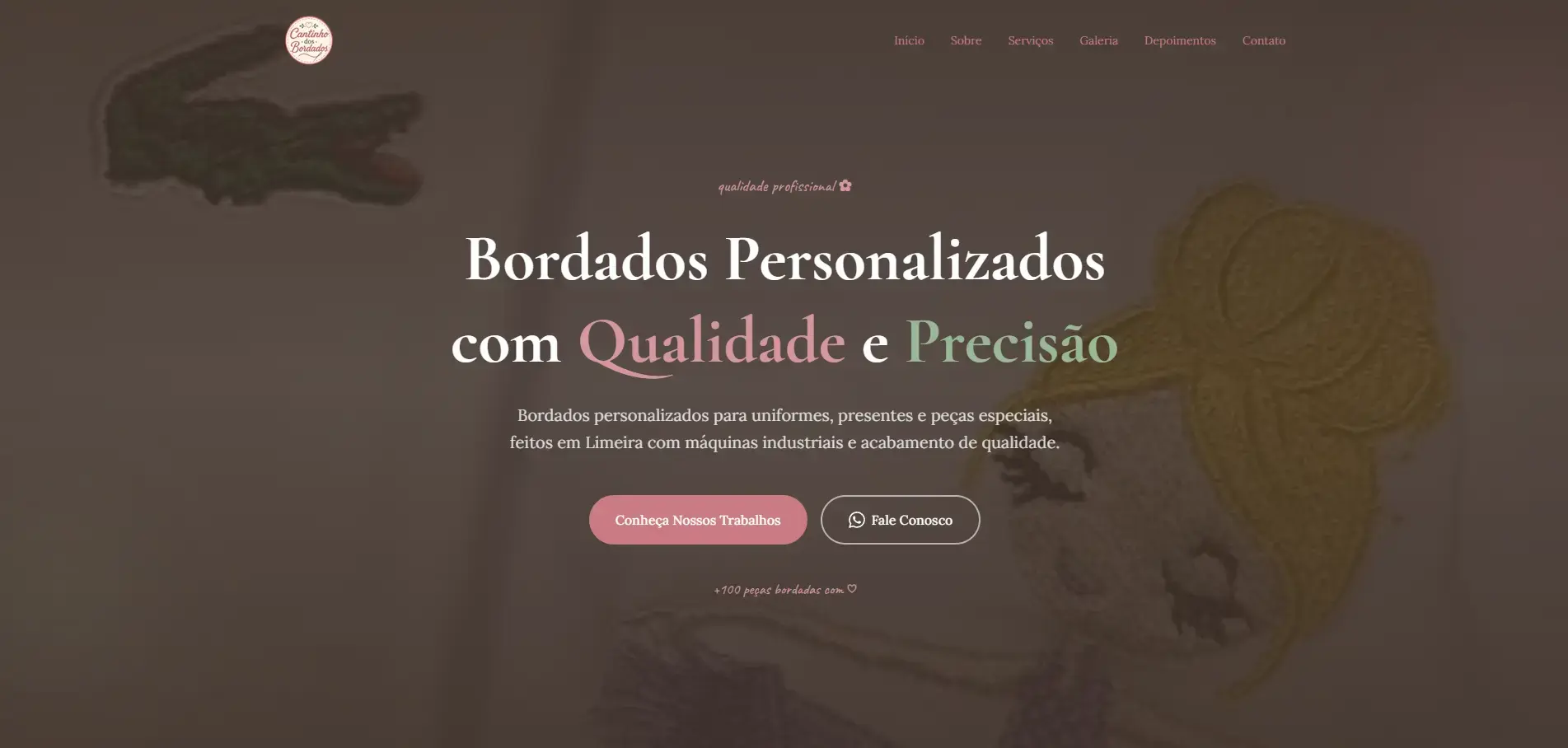 Cantinho dos bordados